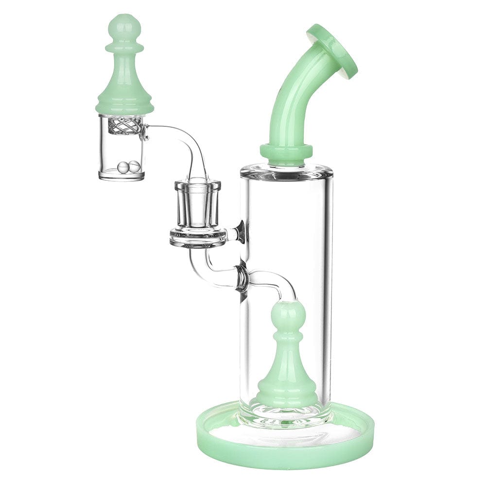 Gift Guru Dab Rig Pulsar Chess Pawn Dab Rig Set #2 - 9.25"/14mm F / Colors Vary