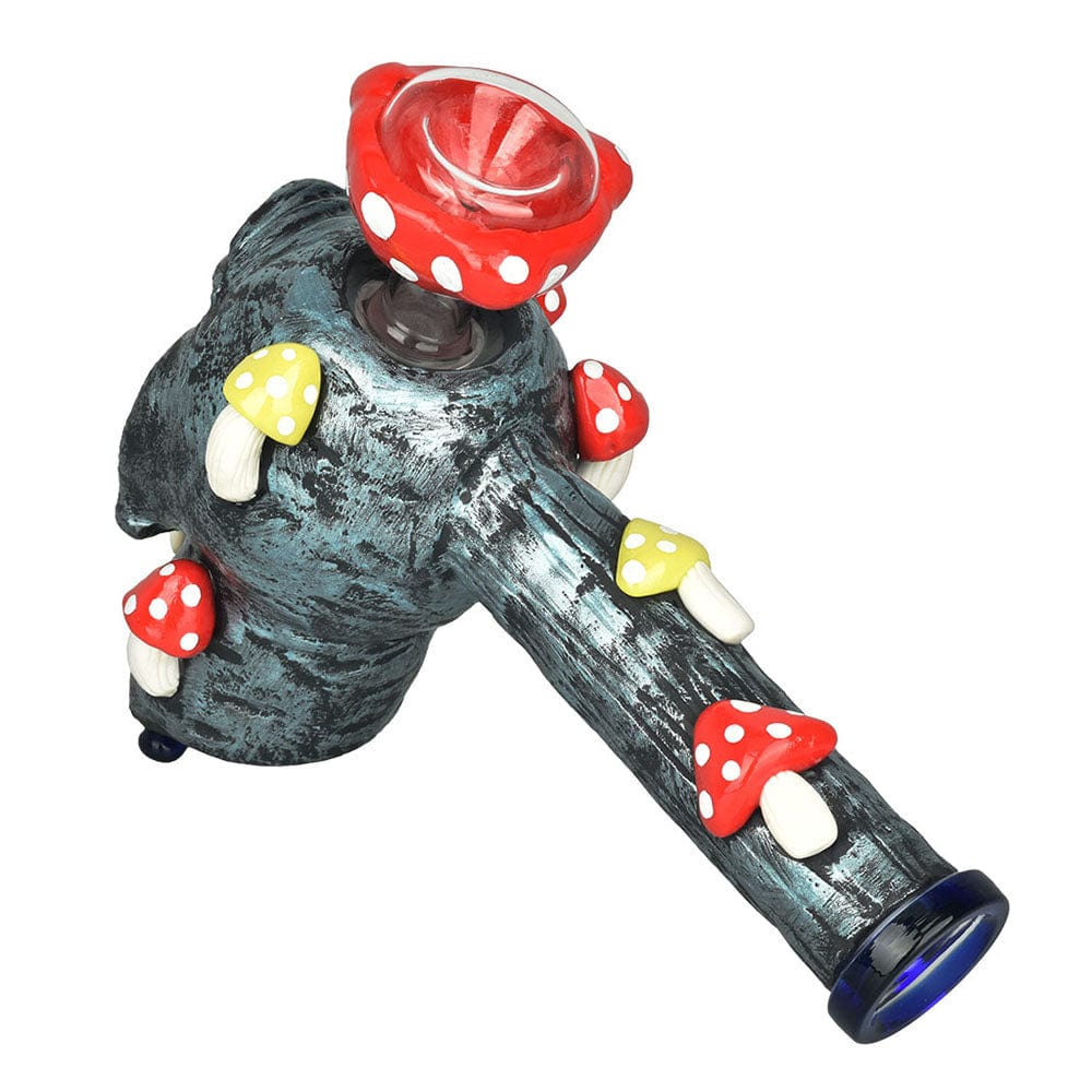 Gift Guru Bubbler Pulsar Rainbow Puking Skull Bubbler Pipe - 8" / 19mm F