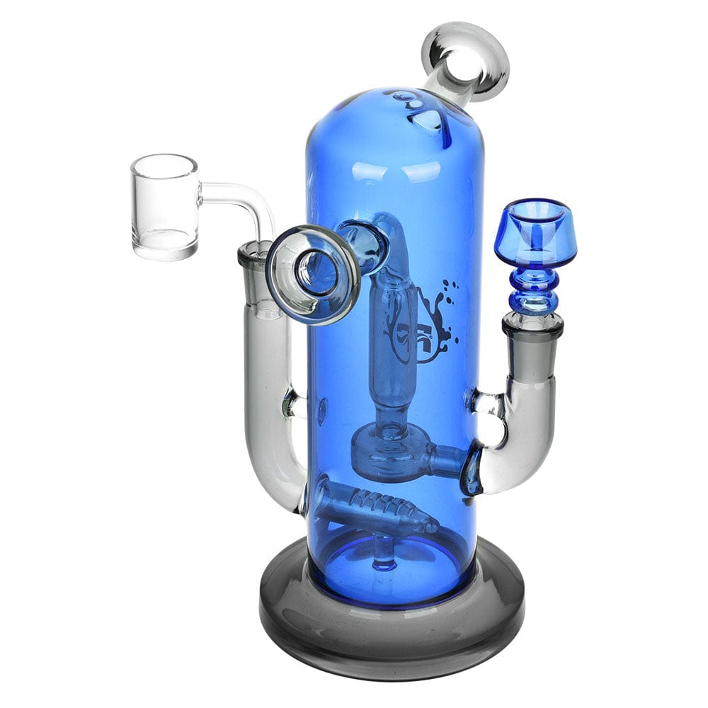 Gift Guru Pulsar Double Trouble Dry Pipe/Dab Rig | 8" | 14mm F
