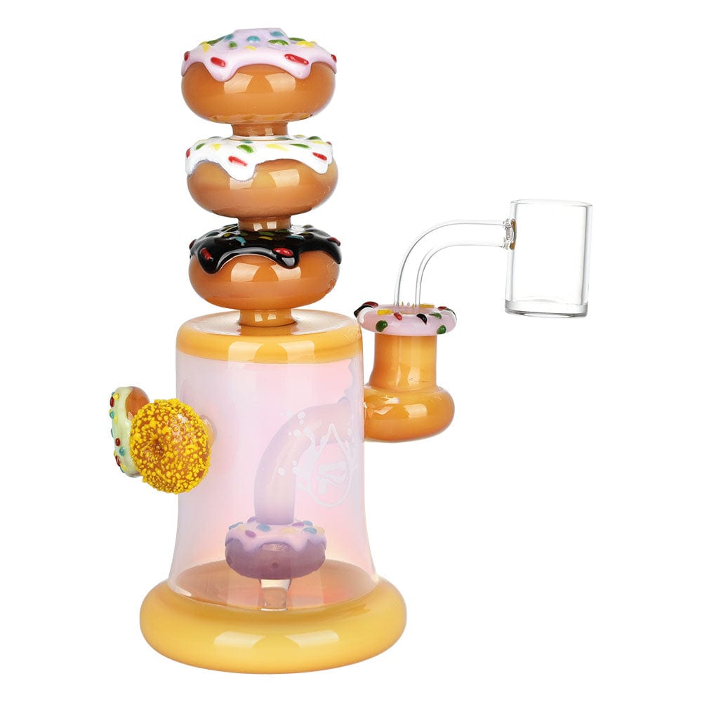 Gift Guru Pink Pulsar Dreamy Donuts Dab Rig | 8" | 14mm F