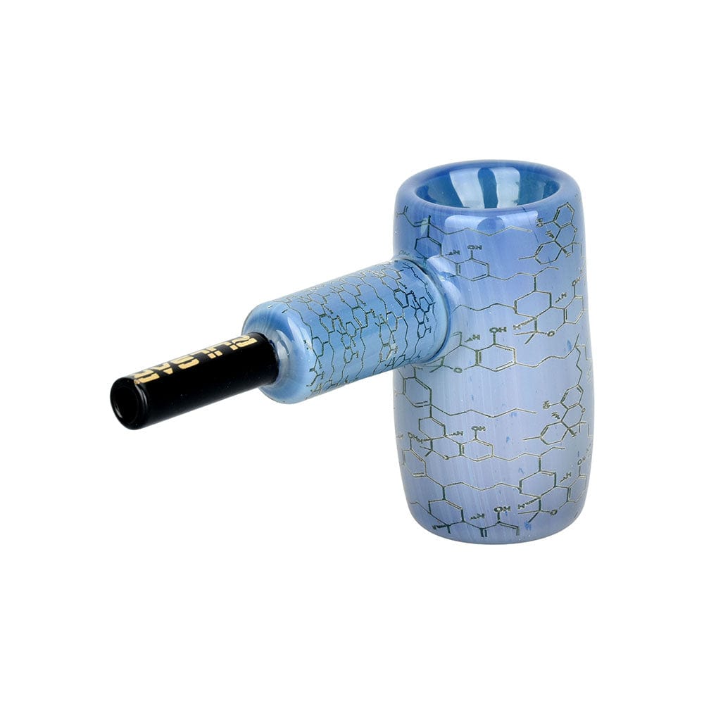 Gift Guru Bubbler Pulsar Inside Print Glass Mini Hammer Bubbler | THC Blueprint | 3.5"