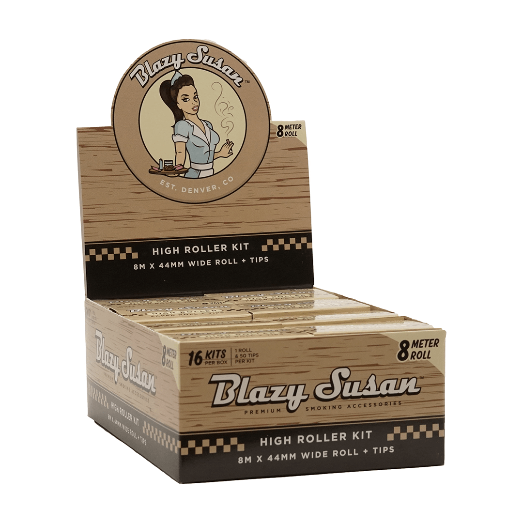 Blazy Susan Rolling Papers High Roller Kit Blazy Susan Unbleached Rolling Papers