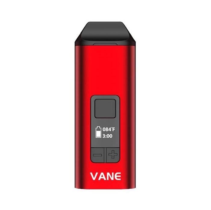 Yocan Vaporizer Red Yocan Vane Advanced Portable Dry Herb Vaporizer
