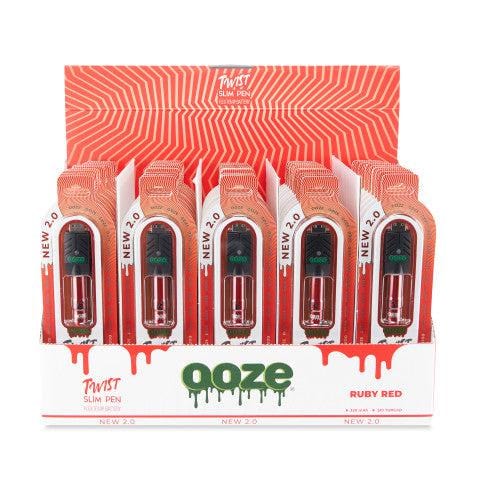Ooze Batteries and Vapes Ooze Twist Slim Pen 2.0 510 Thread Vaporizer Battery
