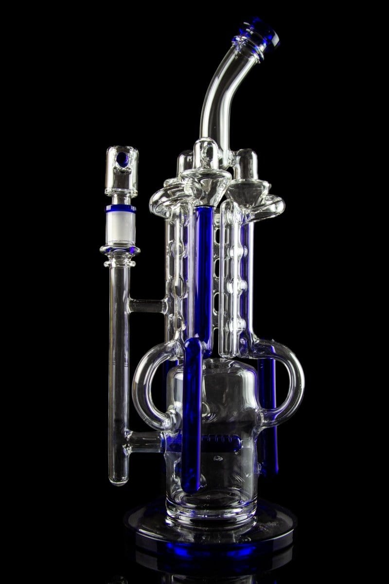 Daily High Club Bong The "Space Station" Recycler Water Bong with Inline Perc