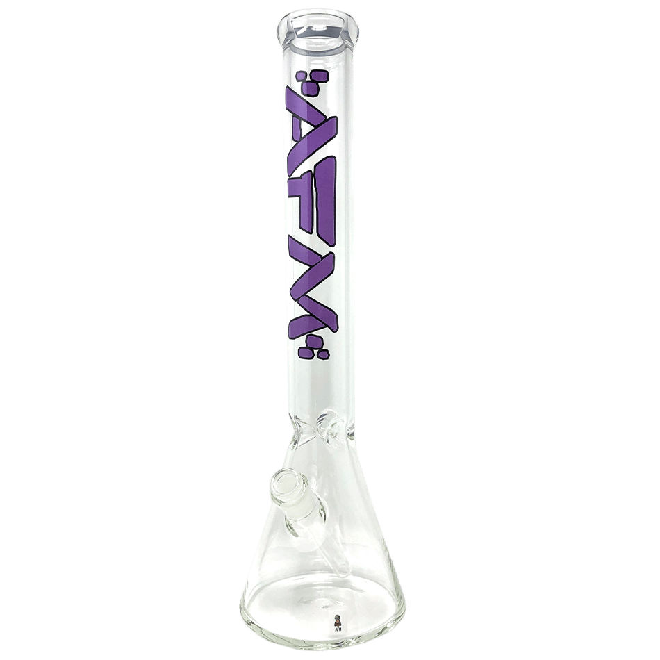 Front view of The Beaker 5mm - 18" glass beaker, showing its tall, clear form with a simple cylindrical shape.