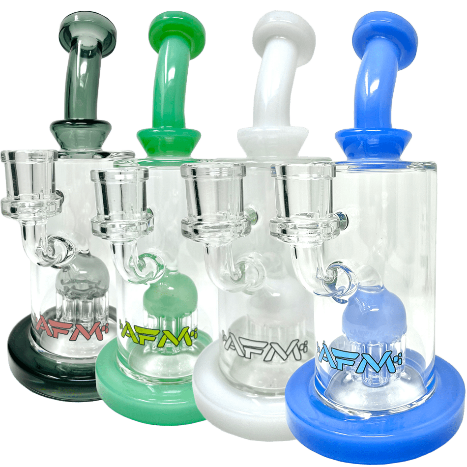 AFM Smoke Dab Rig 8" Daisy Arm Perc Glass Dab Rig