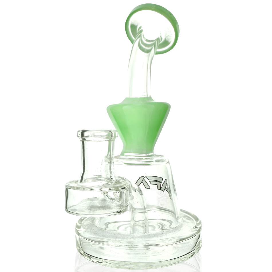 AFM Smoke Dab Rig Mint 5.5" Little Killer Clear Glass Mini Dab Rig