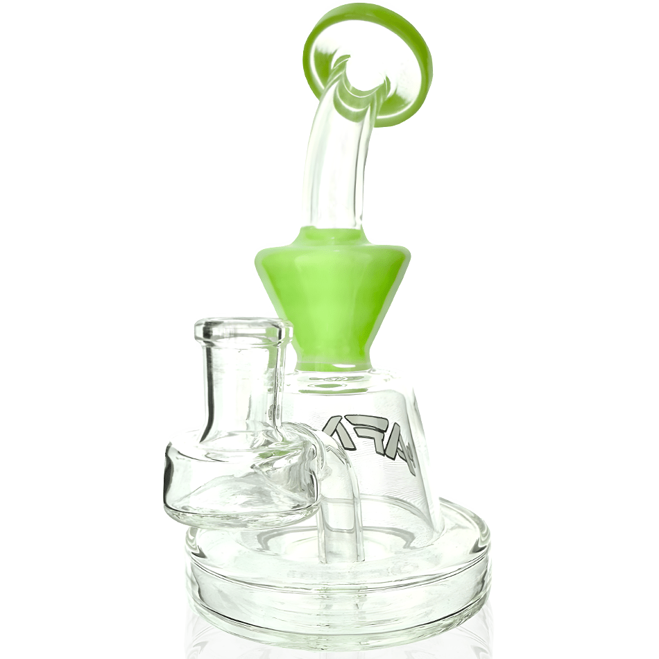 AFM Smoke Dab Rig Slime 5.5" Little Killer Clear Glass Mini Dab Rig