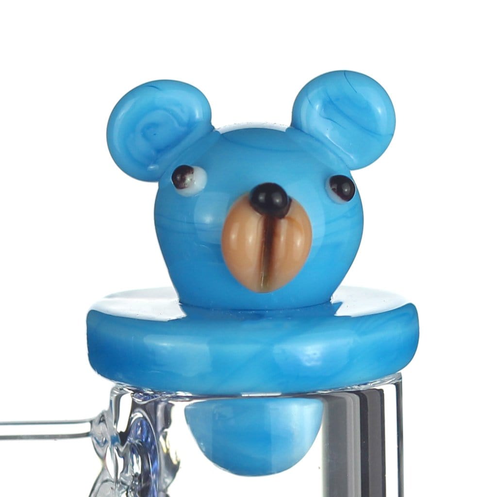 Benext Generation Glass Blue Bear Animal Carb Caps