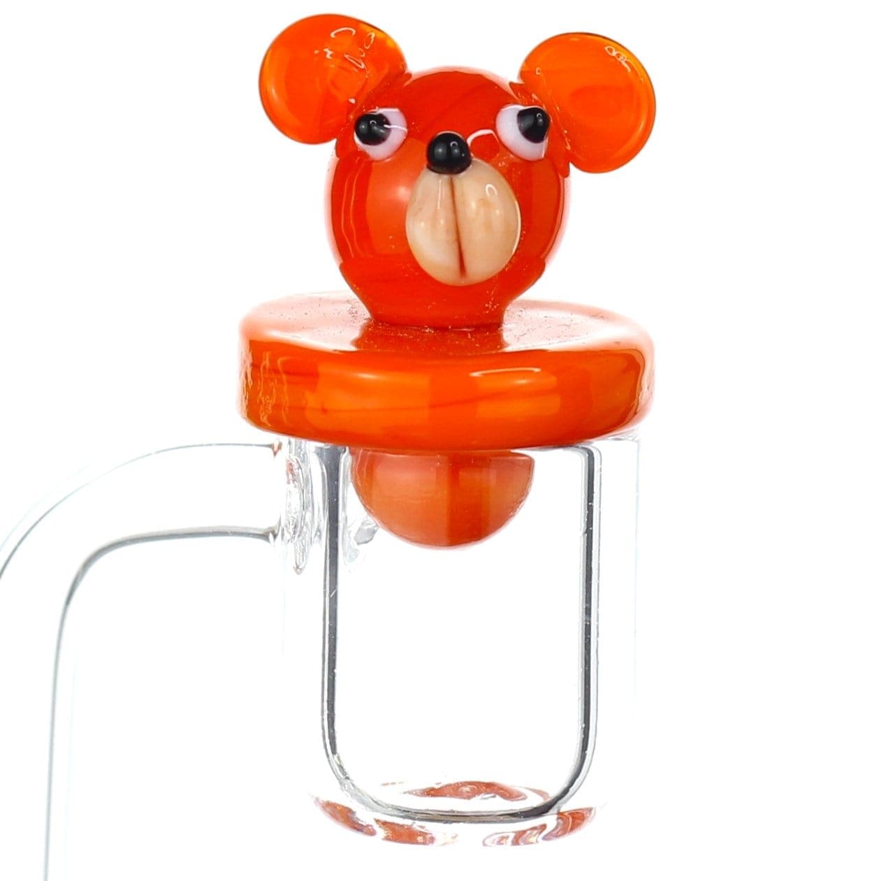Benext Generation Glass Orange Bear Animal Carb Caps