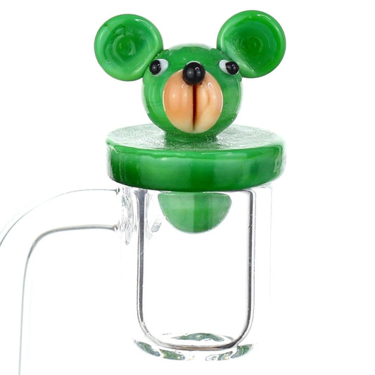 Benext Generation Glass Green Bear Animal Carb Caps