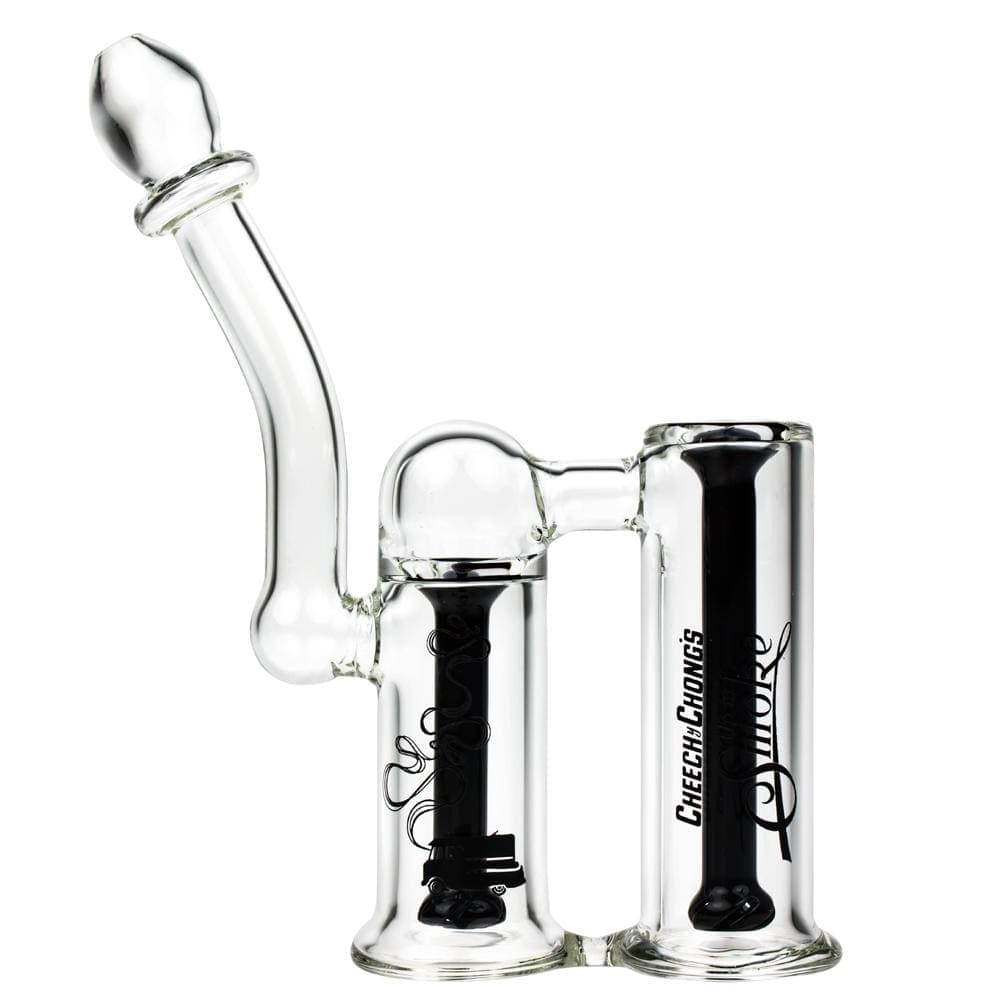 Cheech and Chong Up In Smoke  Clyde Double Chamber Bubbler – Daily High  Club