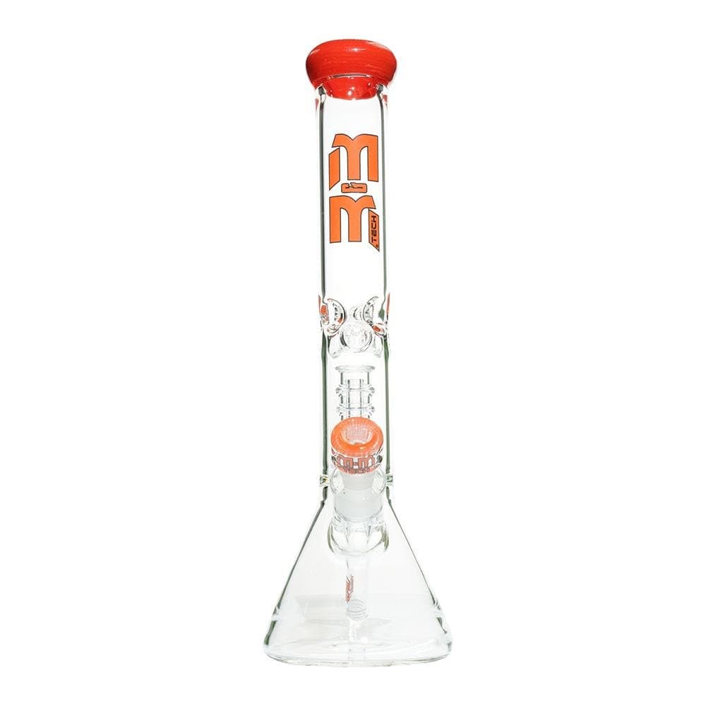 MM-TECH-USA Waterpipe Orange Beaker with Chandelier Percolator by M&M Tech