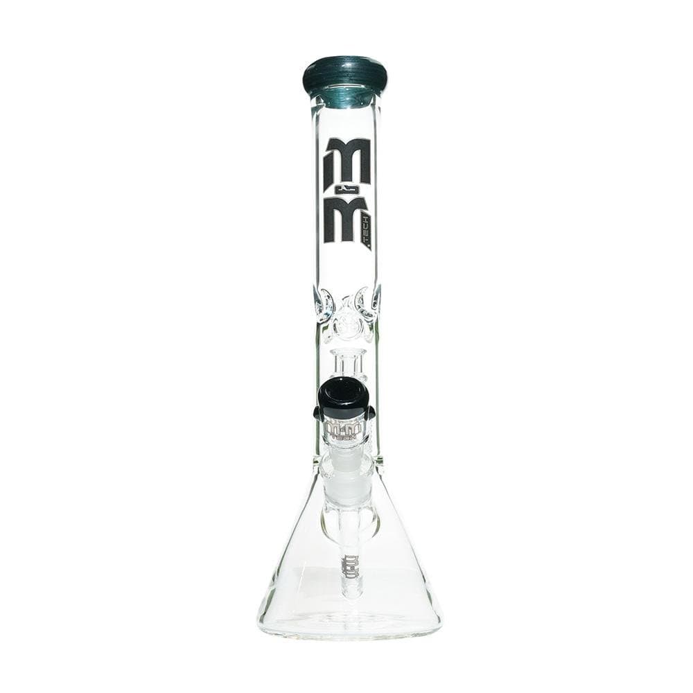 MM-TECH-USA Waterpipe Black Beaker with Chandelier Percolator by M&M Tech