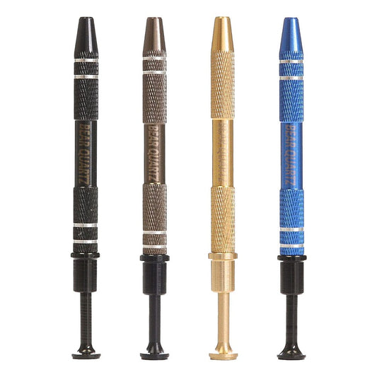 A close-up, angled view of the 4.75" Bear Quartz Bear Claws Grab Tool in silver, showing the textured grip and pointed tip.