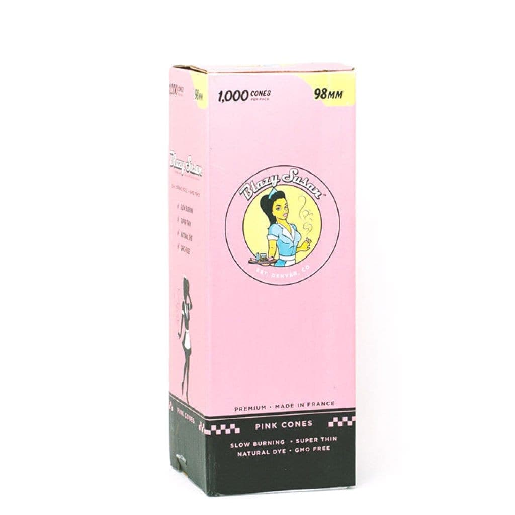 Blazy Susan Papers Blazy Susan Pink Pre Rolled Cones 1000 Count