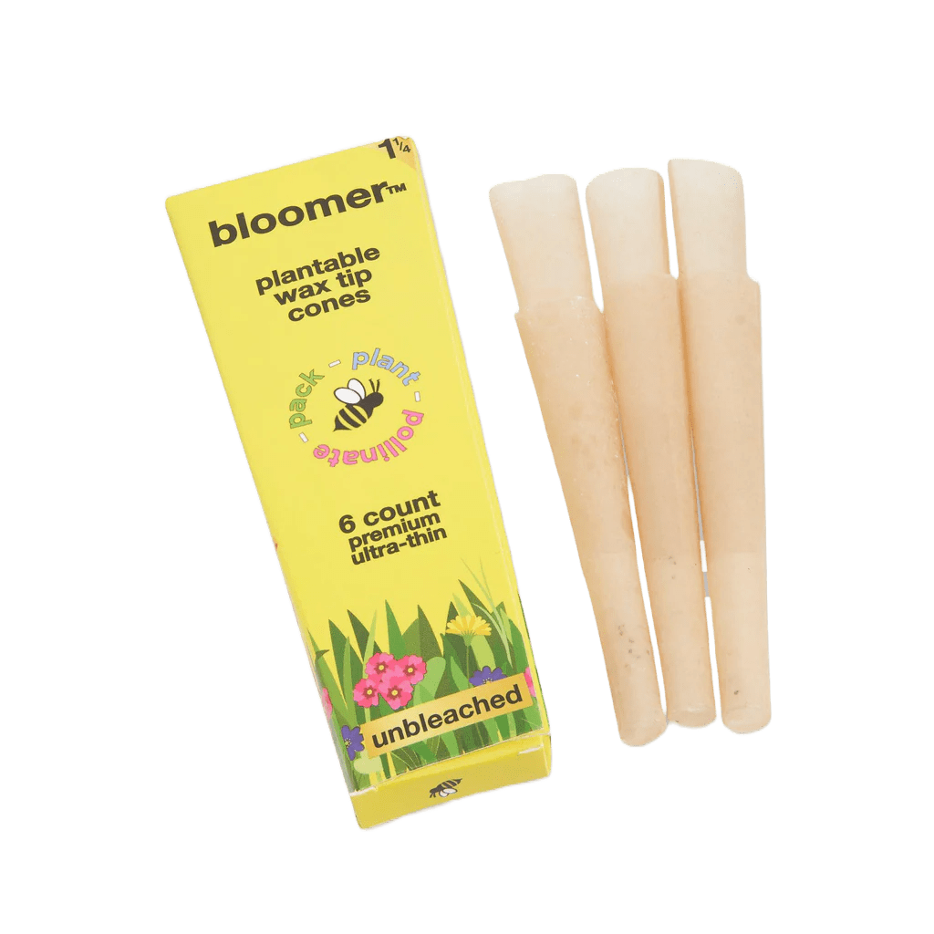 bloomer biodegradables bloomerâ„¢ 1-1/4 paper cones - unbleached