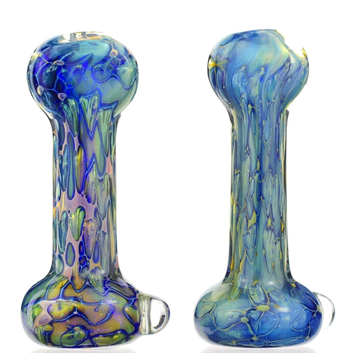 Himalayan Glass Glass Blue Scale Pipe