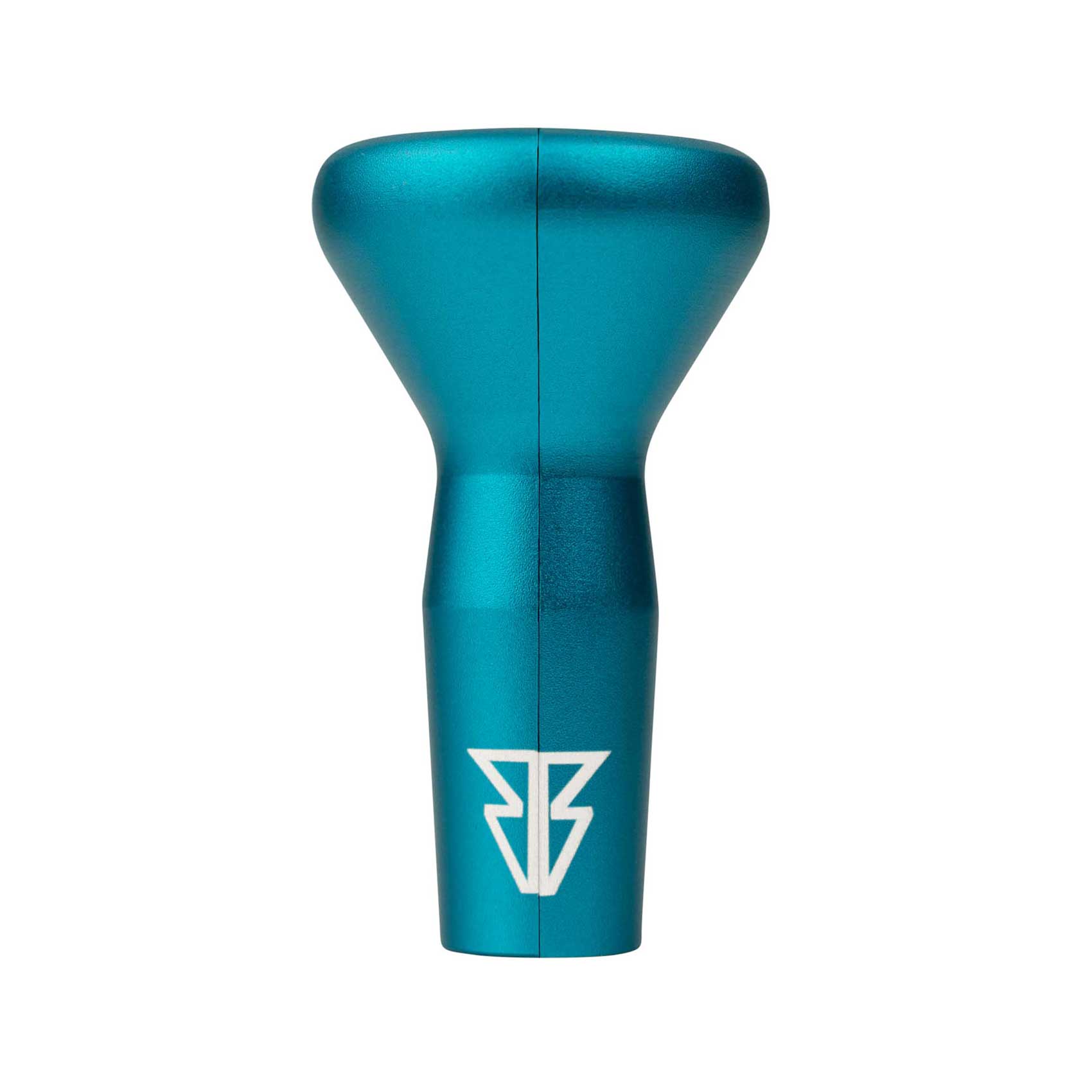 Front view of the Bowlz V3| a sleek, turquoise bowl with a simple, rounded design against a plain white background.