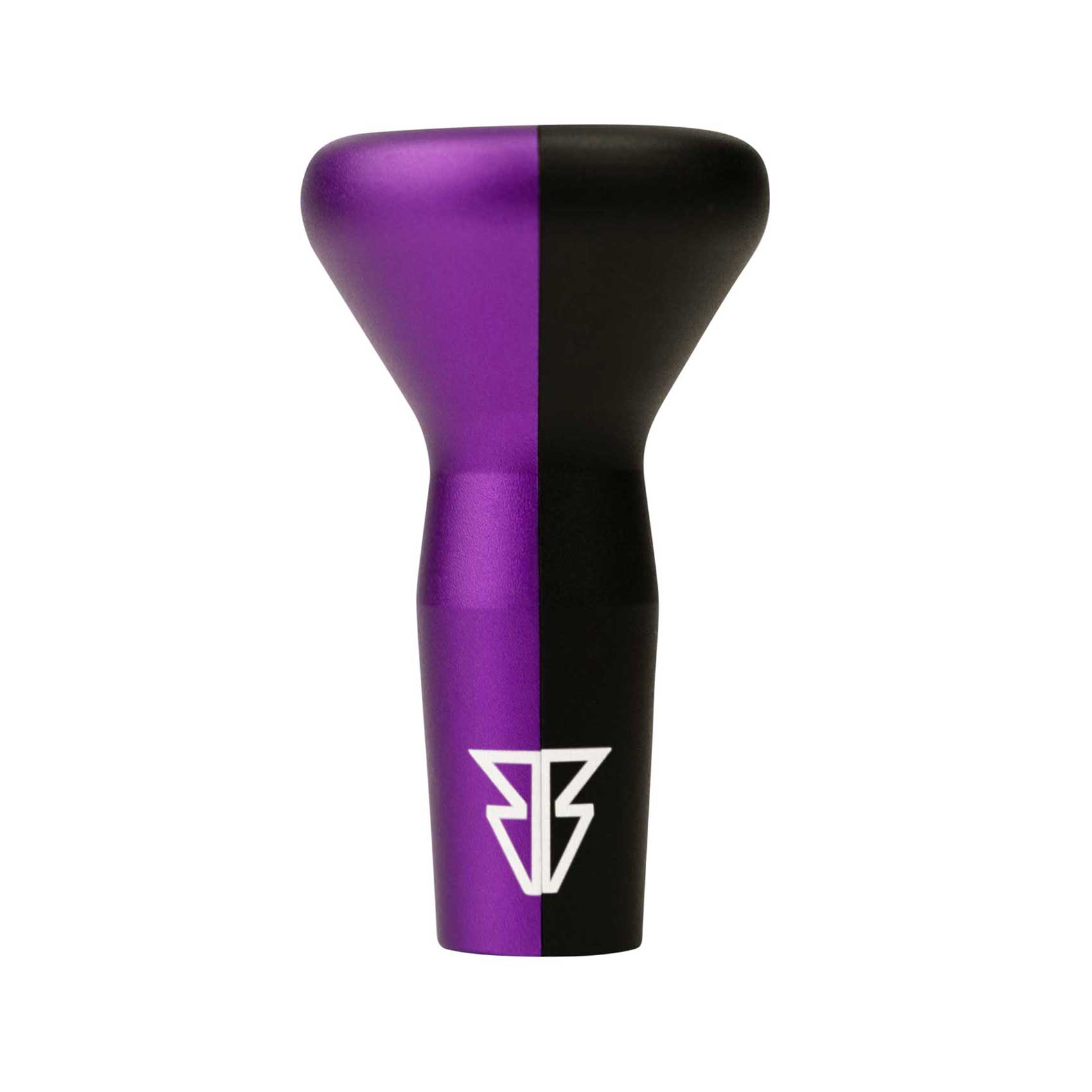 Front view of the Bowlz V3| a sleek, purple glass bowl with a rounded base and smooth, curved neck.