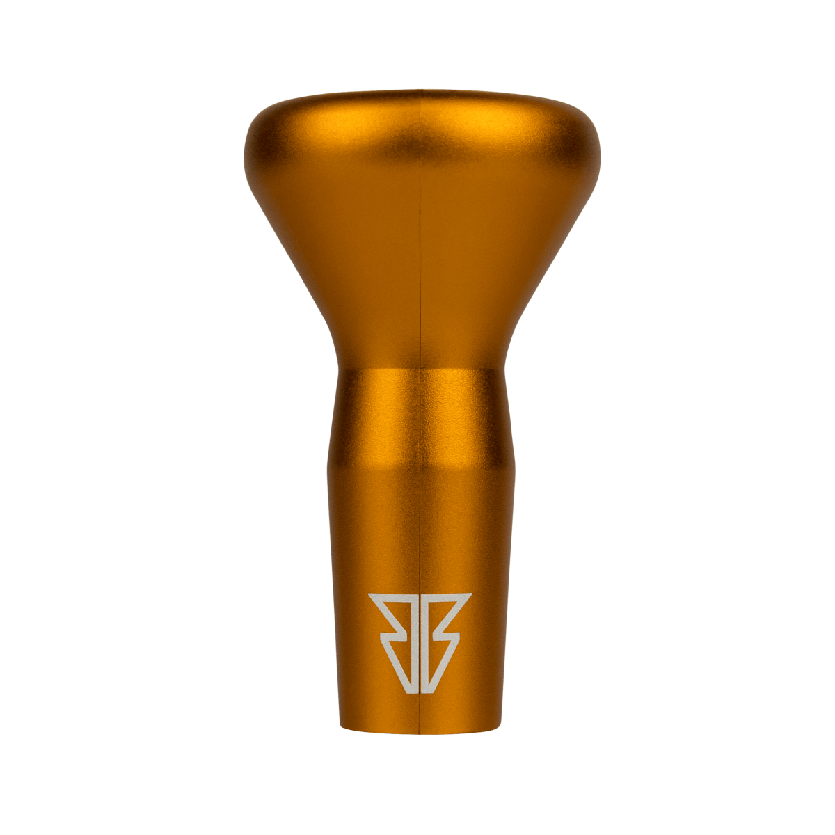 A studio shot of the Bowlz V3| showcasing its smooth, curved form and warm, metallic finish against a plain white background.