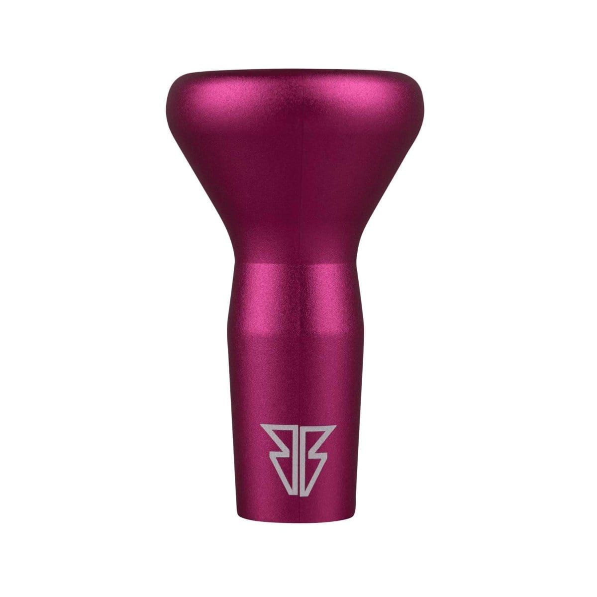 Front view of the Bowlz V3| a smooth, purple glass bowl with a wide opening and a rounded base.