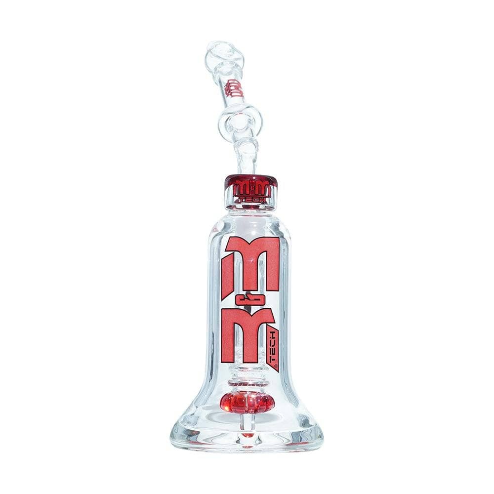 MM-TECH-USA Waterpipe Red Bubbler Removable Arm by M&M Tech