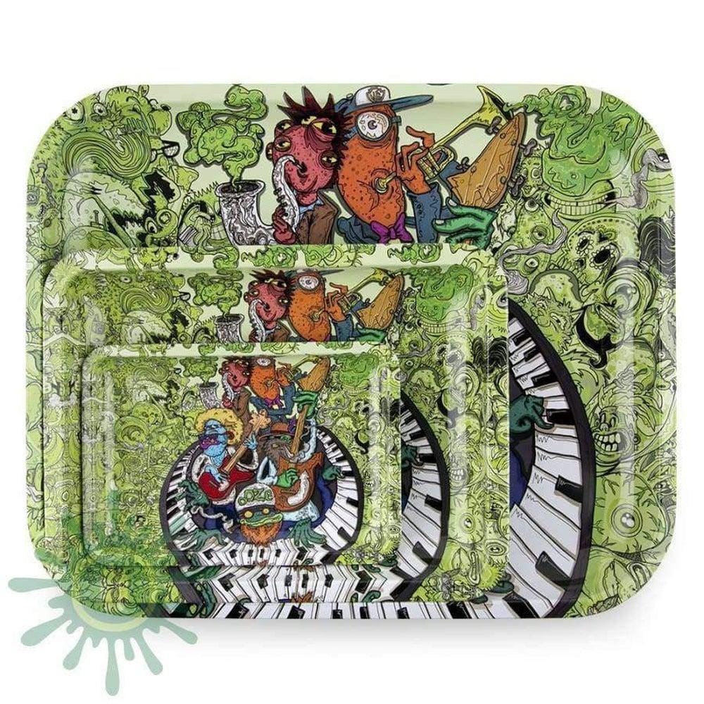 Ooze Rolling Mats and Trays BandJam Rolling Tray - Metal - Large