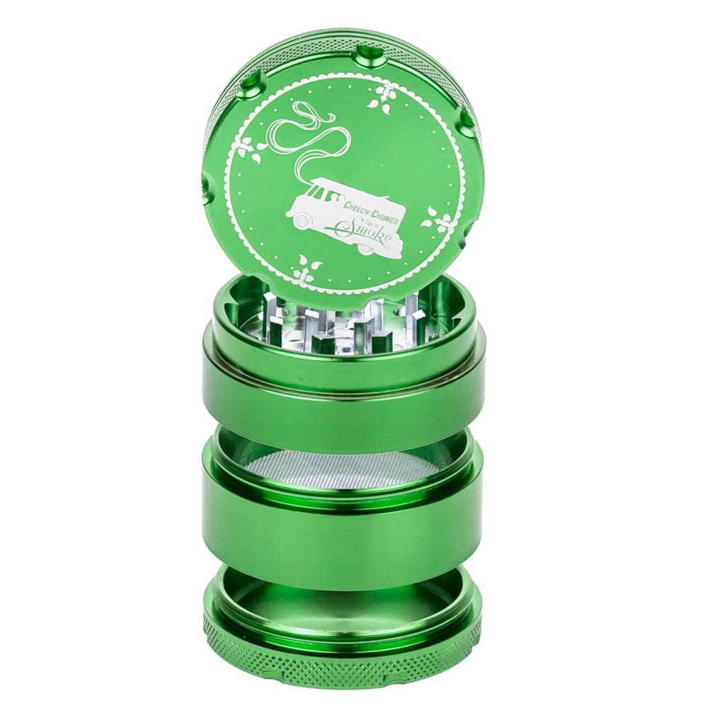 Cheech and Chong Up in Smoke Grinder Green Up In Smoke 50mm 4-Piece Grinder