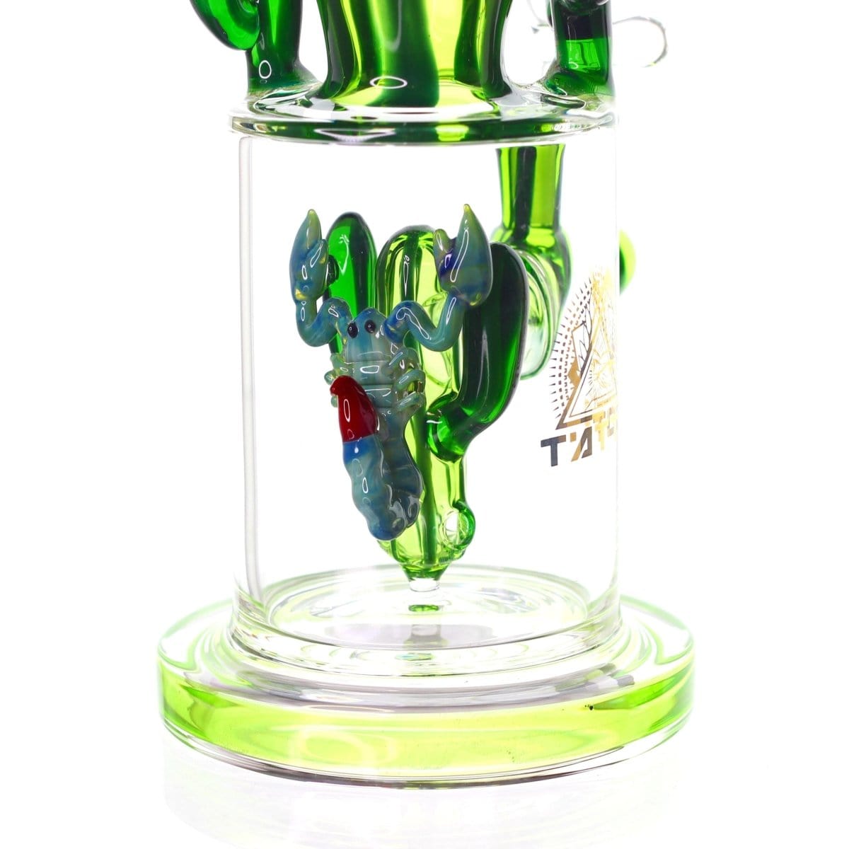 Lotus Glass Cactus Scorpion Bong