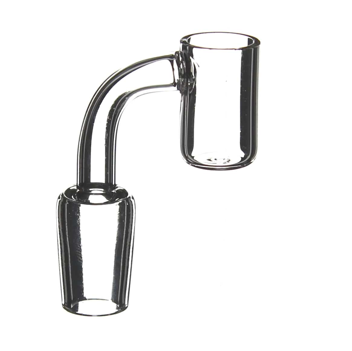 The 18mm Quartz Banger is displayed in a close-up, angled view against a plain white background.