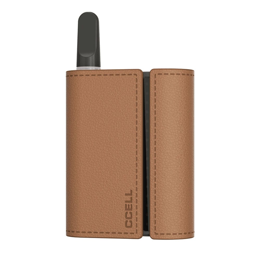 Front view of the CCELL Fino Variable Voltage 510 Cartridge Battery, showcasing its sleek, cylindrical design against a neutral background.