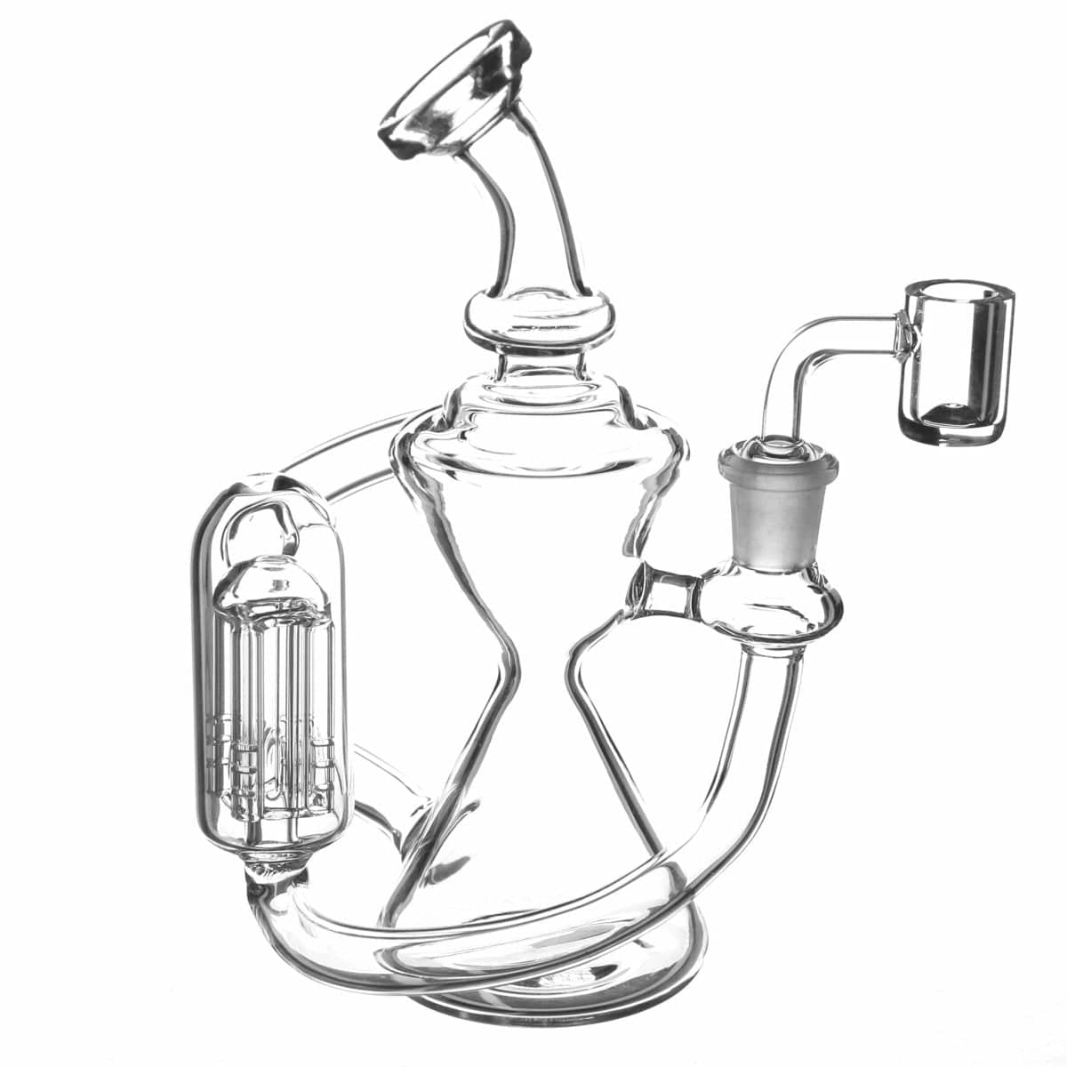 Benext Generation Floating Tree Perc Recycler Dab Rig