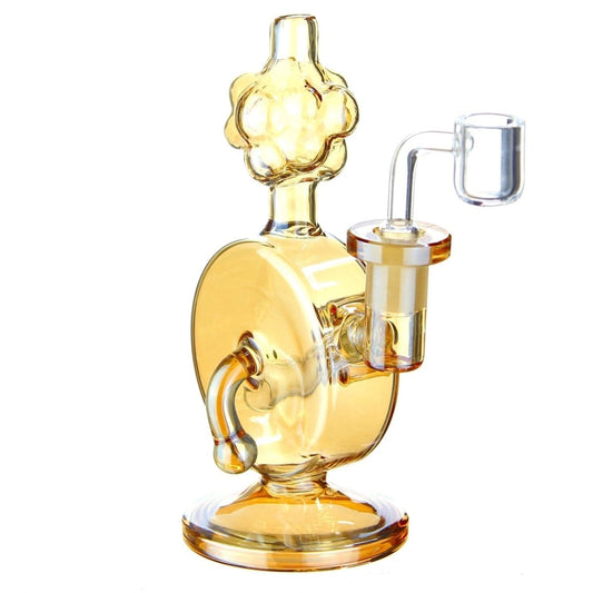 SBC Glass Champagne Plumbus Dab Rig