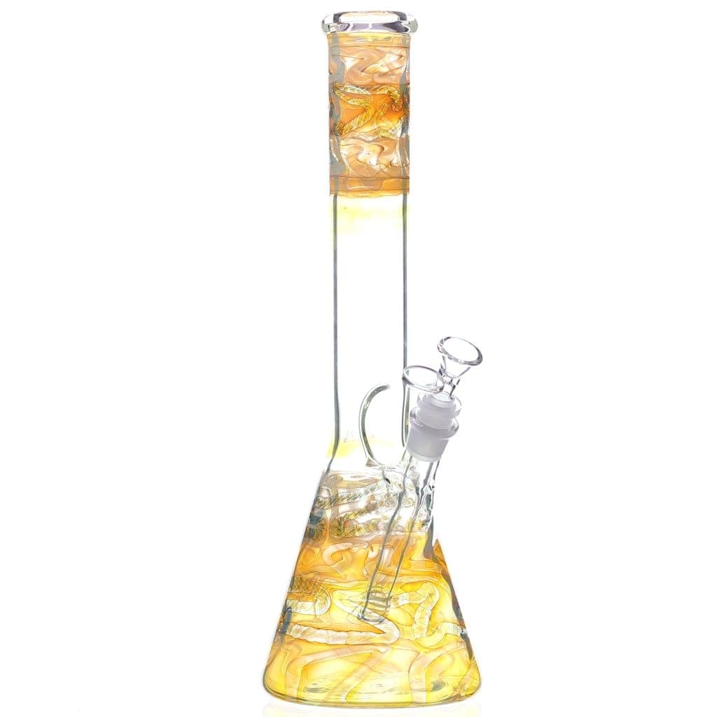 Atom Glass Glass Chaos Fumed Beaker Bong 001-FUMED-CHAOS-BONG-BEAKER
