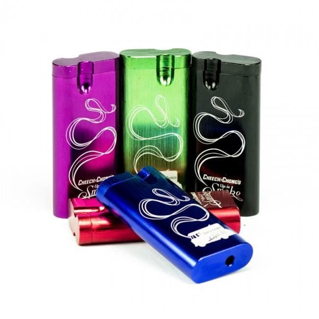 A slightly angled shot of the Large Aluminum Dugout, showing three metallic silver dugouts stacked on a plain white background.