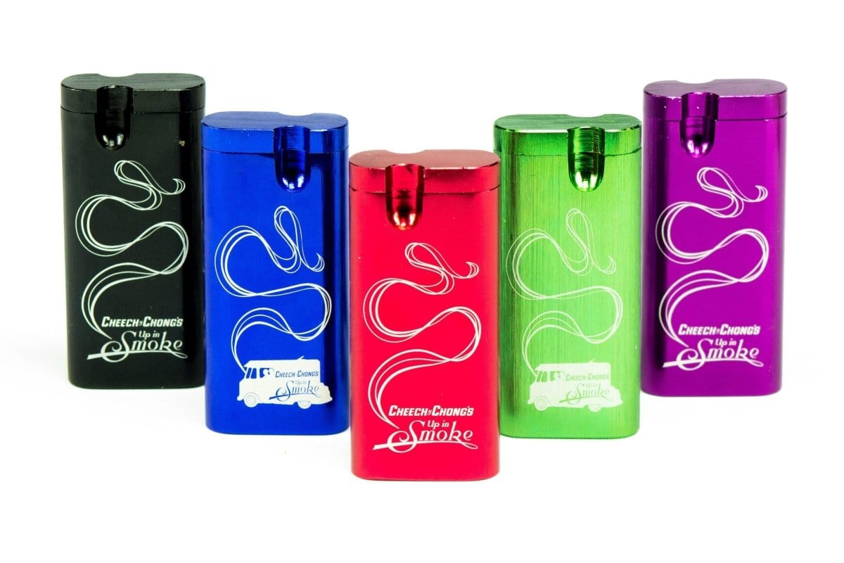 A close-up of the Large Aluminum Dugout against a dark backdrop, showing its metallic finish and simple, rectangular shape.