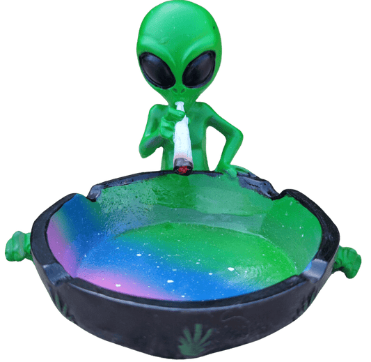 Cloud 8 Smoke Accessory ashtray Green Ceramic Smoking Alien Ashtray Ash Catcher