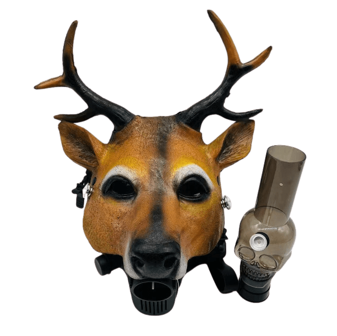 Cloud 8 Smoke Accessory bong Deer Halloween Style Gas Mask Bong Mask Hookah