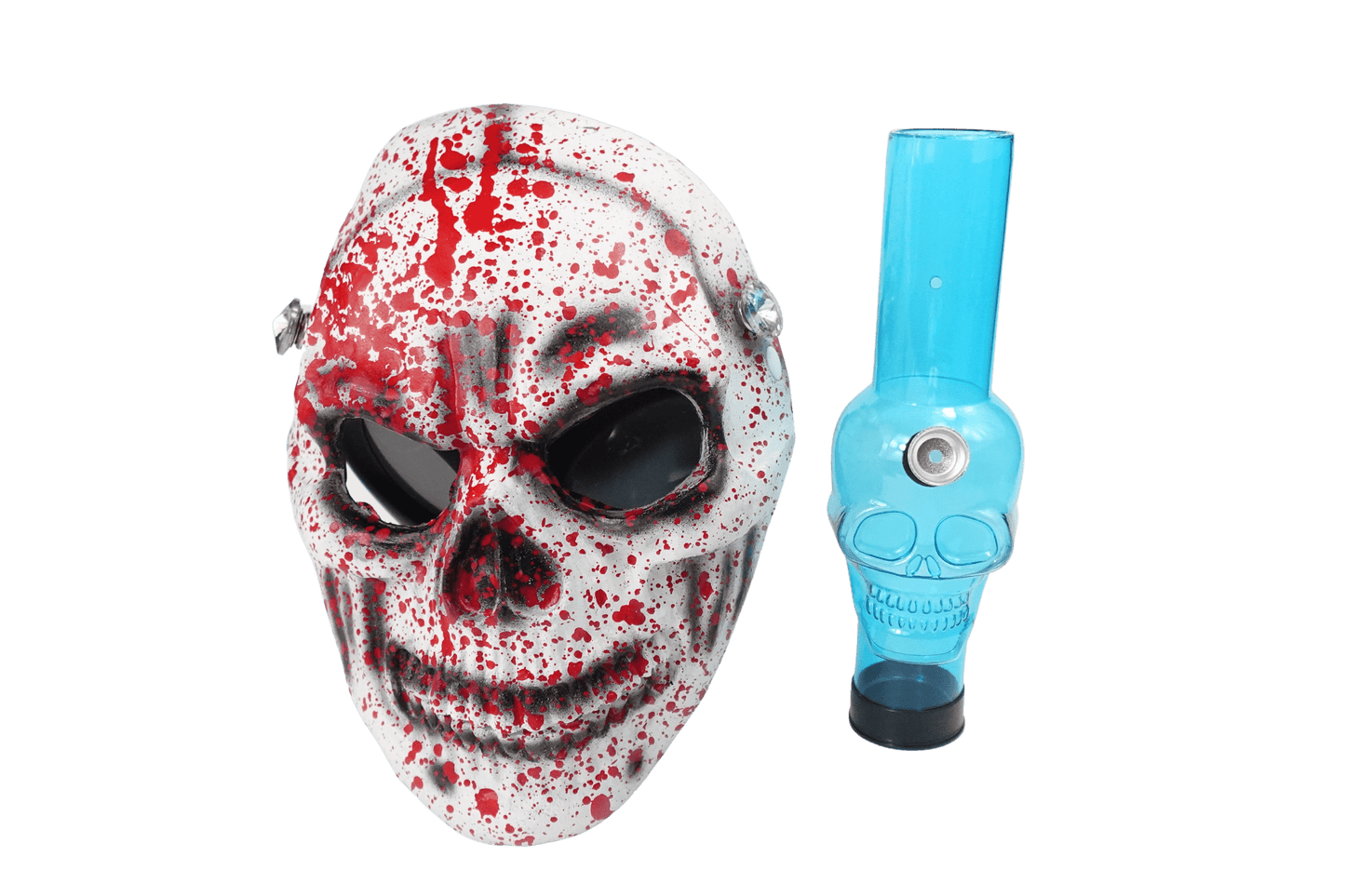 Cloud 8 Smoke Accessory bong Skull2 Halloween Style Gas Mask Bong Mask Hookah