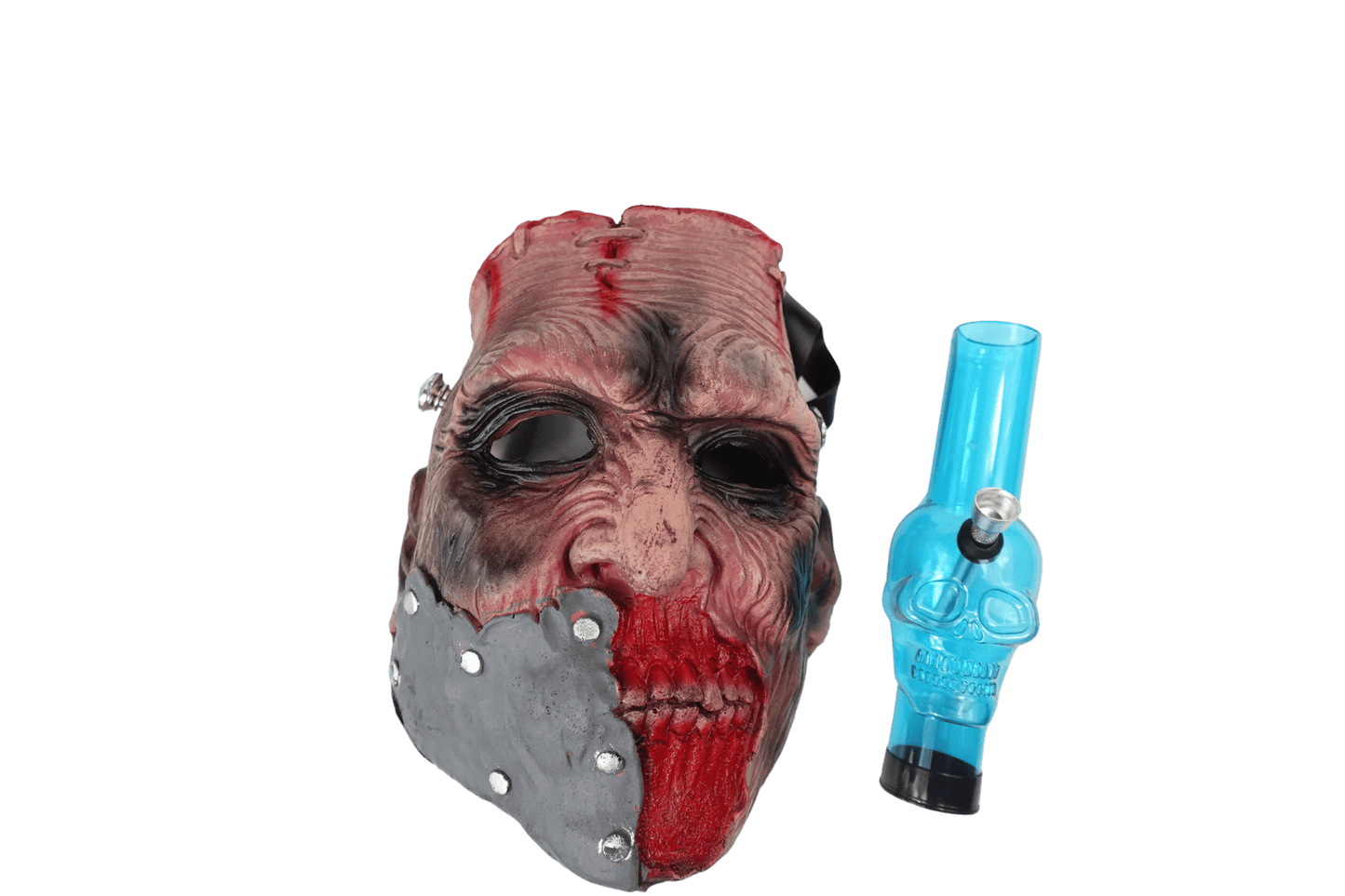Cloud 8 Smoke Accessory bong Zombie Halloween Style Gas Mask Bong Mask Hookah
