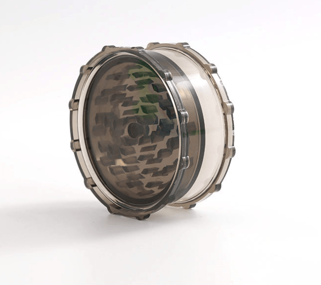 A front view of the 3" Large Plastic Grip Edge Grinder, showing the textured grip and circular design against a plain white background.