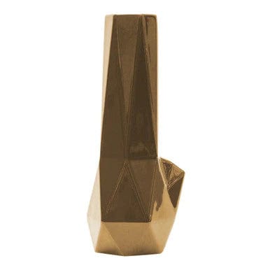 BRNT Designs Bong Gold Specialty Ceramic Hexagon Water Pipe