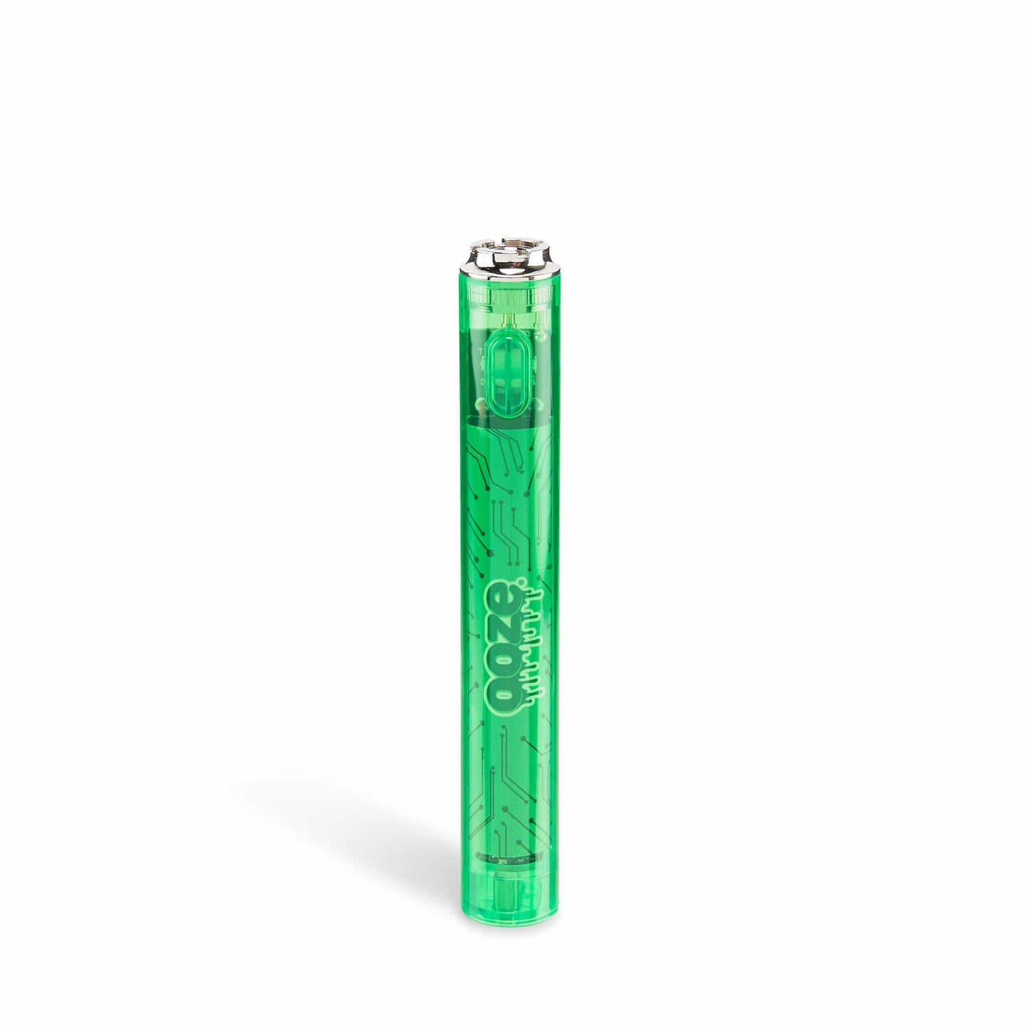 Ooze Batteries and Vapes Slime Green Slim Clear Series Transparent 510 Vape Battery