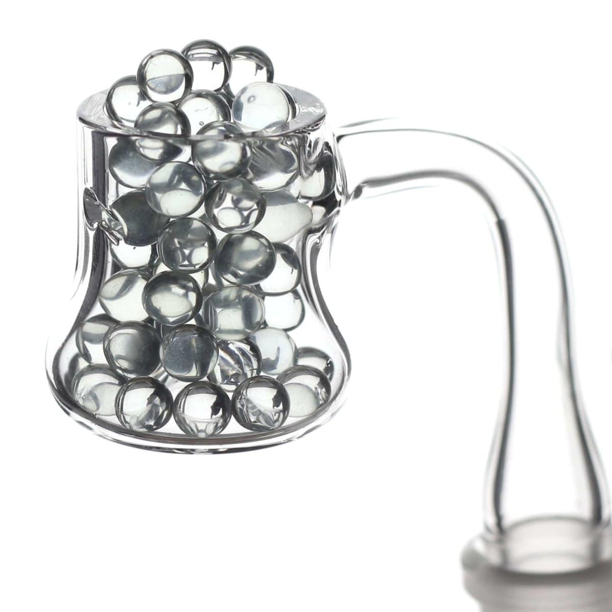 Lotus Glass Crystal Quartz Terp Pearls