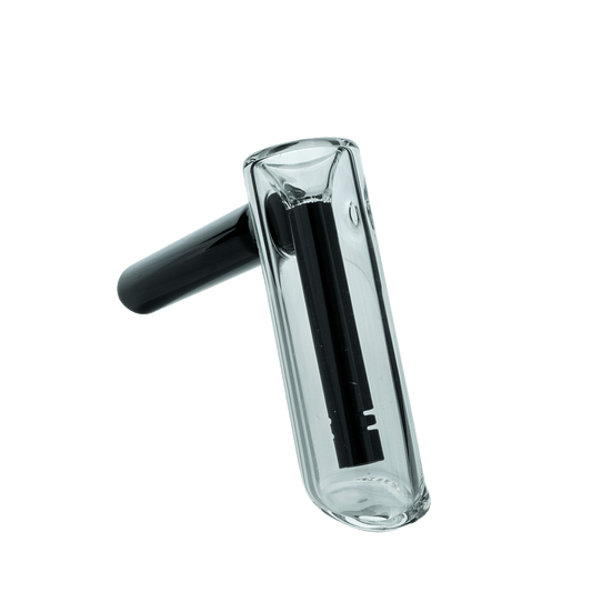 MAV Glass Hand Pipe Black Hammer Bubbler CX1BLK