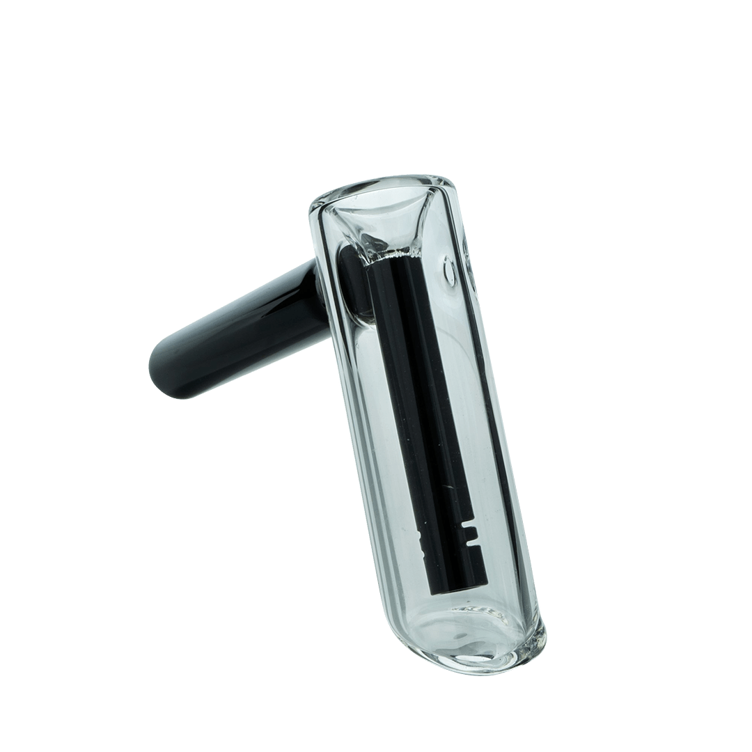 MAV Glass Hand Pipe Black Hammer Bubbler