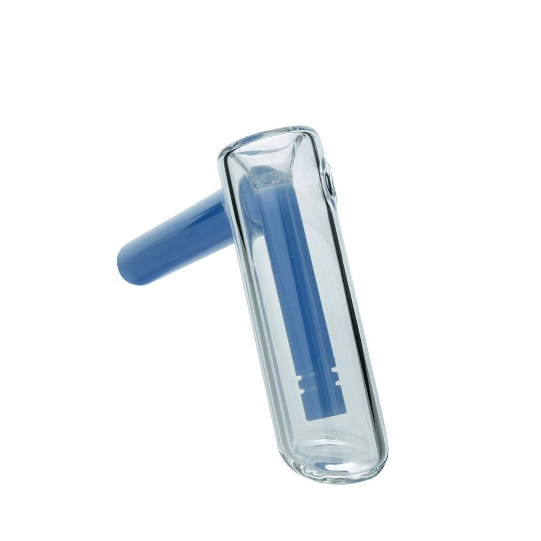 MAV Glass Hand Pipe Lavender Hammer Bubbler