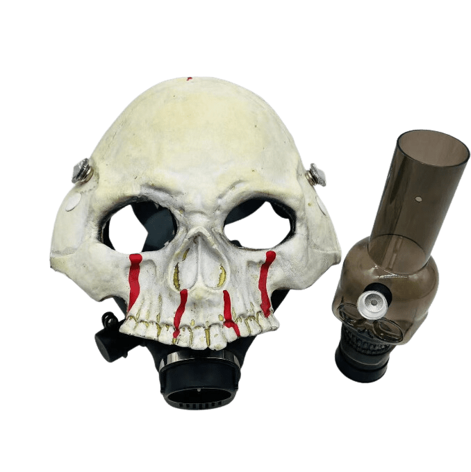Cloud 8 Smoke Accessory bong Skull Halloween Style Gas Mask Bong Mask Hookah